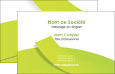 cree carte de visite espaces verts vert vert pastel colore MLGI57240