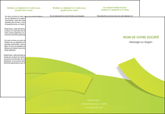 Impression réalisateur de plaquette commerciale original Espaces verts devis d'imprimeur publicitaire professionnel Dépliant 6 pages pli accordéon DL - Portrait (10x21cm lorsque fermé)