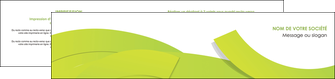 creer modele en ligne depliant 2 volets  4 pages  espaces verts vert vert pastel colore MLIGBE57266