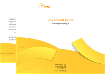 exemple set de table jaune fond colore fond jaune MLGI57334