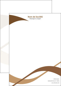 Commander Papier à lettre pour facture, devis, bon de commande  papier publicitaire et imprimerie Tête de lettre A4