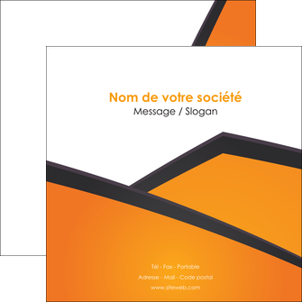 imprimer flyers orange fond orange colore MLIG57652