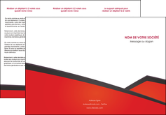 modele en ligne depliant 3 volets  6 pages  orange rouge orange colore MLIGCH57760