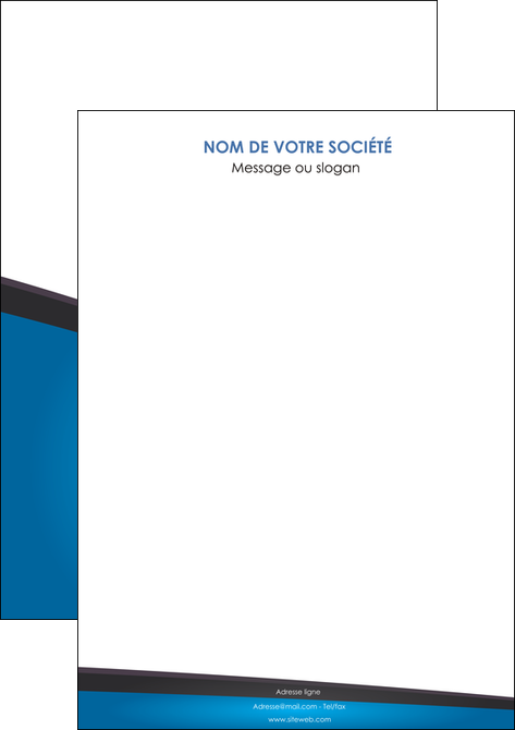 faire affiche bleu fond bleu couleurs froides MIDBE57848