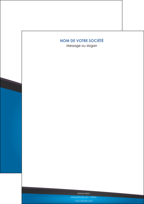 creer modele en ligne affiche bleu fond bleu couleurs froides MFLUOO57850