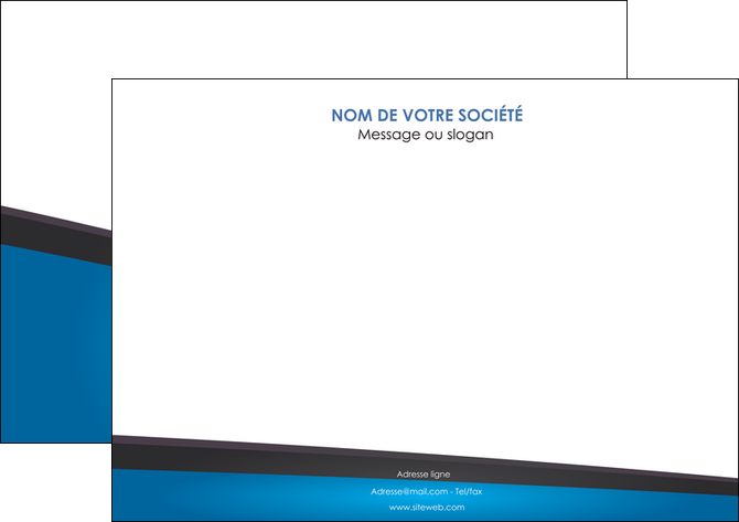 exemple affiche bleu fond bleu couleurs froides MFLUOO57868