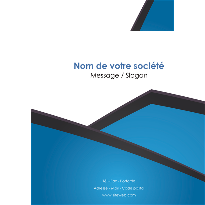 exemple flyers bleu fond bleu couleurs froides MFLUOO57878