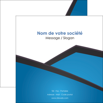 exemple flyers bleu fond bleu couleurs froides MIF57878