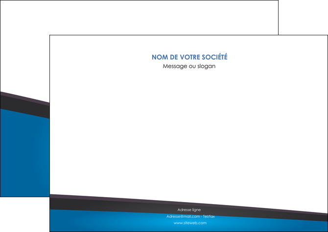 realiser flyers bleu fond bleu couleurs froides MFLUOO57880