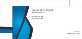personnaliser modele de carte de correspondance bleu fond bleu couleurs froides MIF57884