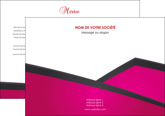 modele set de table fuchsia gris fond fuchsia MIFLU57898