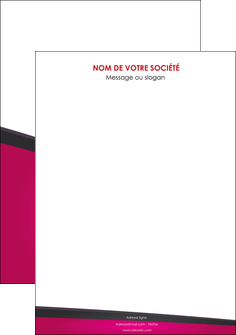 personnaliser modele de affiche fuchsia gris fond fuchsia MIFLU57900