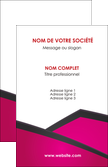 faire carte de visite fuchsia gris fond fuchsia MLGI57908