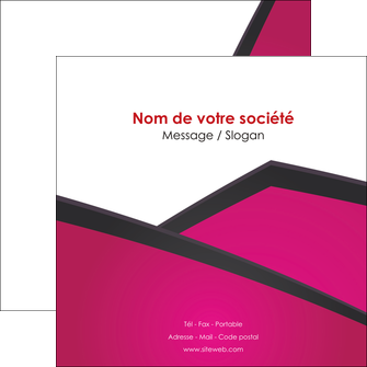 exemple flyers fuchsia gris fond fuchsia MIFLU57930