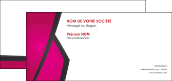 imprimer carte de correspondance fuchsia gris fond fuchsia MIFLU57936