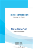 modele carte de visite web design bleu bleu pastel couleurs froides MLGI57950