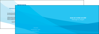 faire depliant 2 volets  4 pages  web design bleu bleu pastel couleurs froides MLIGBE57968