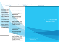 modele en ligne depliant 3 volets  6 pages  web design bleu bleu pastel couleurs froides MLIGBE57976