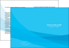 modele en ligne depliant 2 volets  4 pages  web design bleu bleu pastel couleurs froides MLIGBE57990