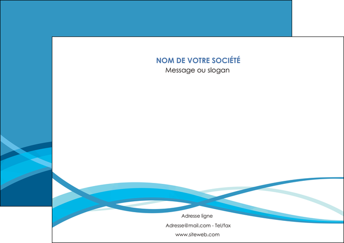 imprimer affiche bleu couleurs froides fond bleu MLGI58140