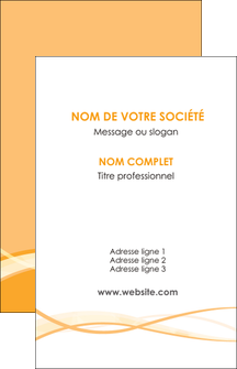 exemple carte de visite orange pastel fond pastel tendre MID58186