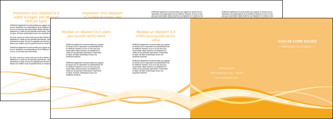 personnaliser maquette depliant 4 volets  8 pages  orange pastel fond pastel tendre MID58220