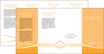 personnaliser maquette depliant 4 volets  8 pages  orange pastel fond pastel tendre MID58224