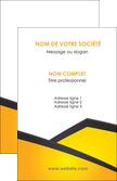 personnaliser modele de carte de visite jaune fond jaune colore MLGI58290