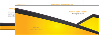 impression depliant 2 volets  4 pages  jaune fond jaune colore MLIGCH58296