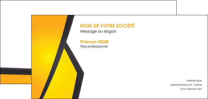 imprimer carte de correspondance jaune fond jaune colore MLIP58318