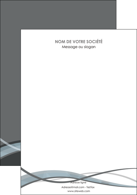 maquette en ligne a personnaliser flyers gris fond gris vecteur MLGI58342