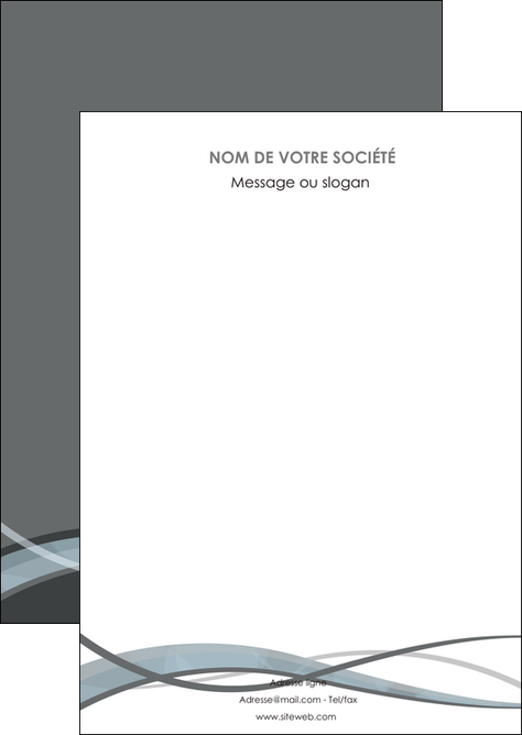 realiser flyers gris fond gris vecteur MLGI58344