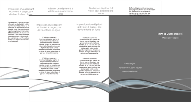 exemple depliant 4 volets  8 pages  gris fond gris vecteur MLGI58388
