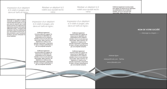 exemple depliant 4 volets  8 pages  gris fond gris vecteur MLGI58388