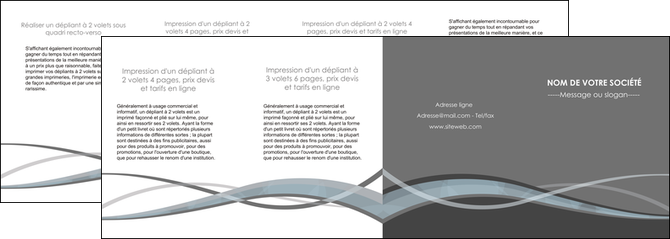 modele depliant 4 volets  8 pages  gris fond gris vecteur MLGI58390