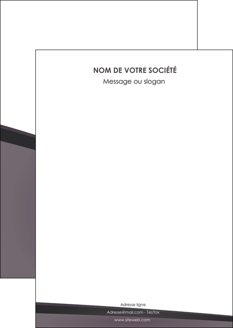 realiser flyers violet noir courbes MLGI58396