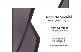 faire modele a imprimer carte de visite violet noir courbes MLIGBE58404