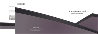 realiser depliant 2 volets  4 pages  violet noir courbes MLIGBE58410
