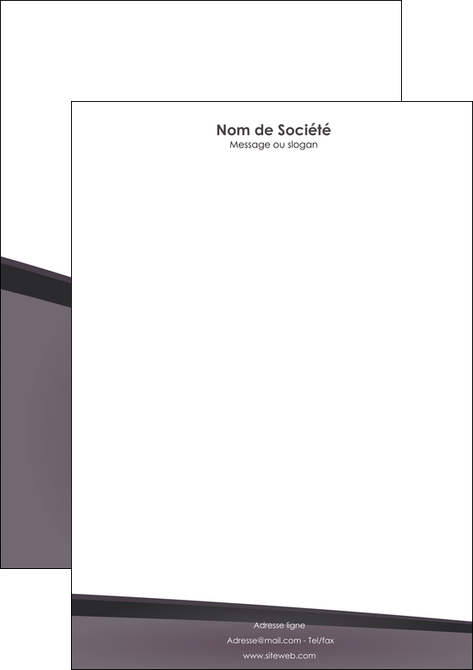 cree tete de lettre violet noir courbes MLGI58426