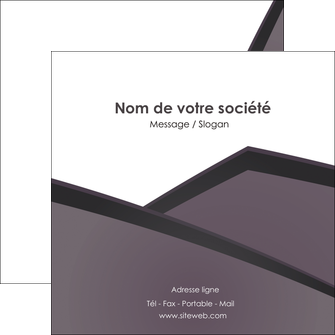 imprimer flyers violet noir courbes MLIGBE58428