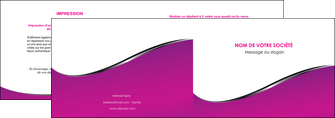 faire modele a imprimer depliant 2 volets  4 pages  violet fond violet colore MLGI58644