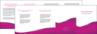 creation graphique en ligne depliant 4 volets  8 pages  violet fond violet colore MLGI58672