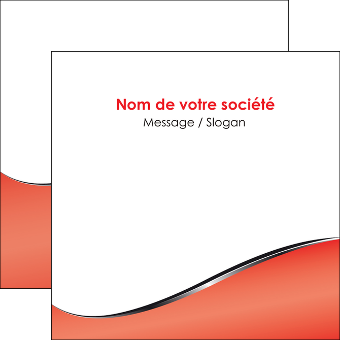 creation graphique en ligne flyers rouge rouille colore MFLUOO58724