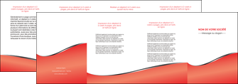personnaliser modele de depliant 4 volets  8 pages  rouge rouille colore MFLUOO58732