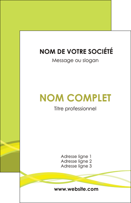 modele en ligne carte de visite espaces verts vert vert pastel fond vert MFLUOO58778