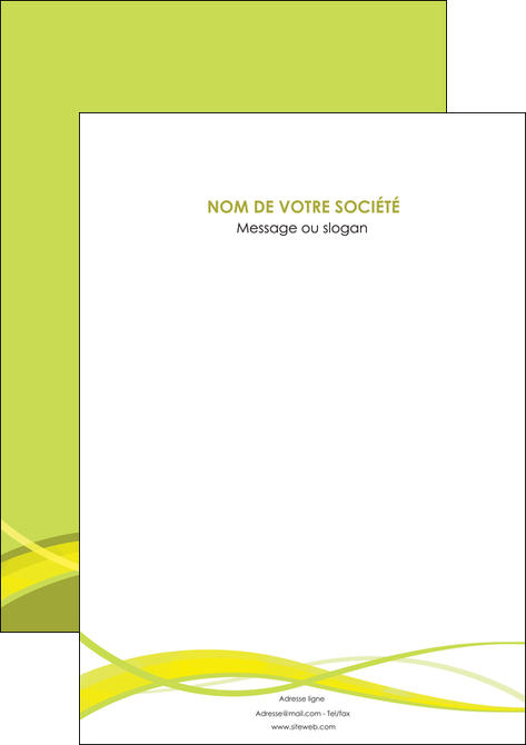 personnaliser maquette affiche espaces verts vert vert pastel fond vert MFLUOO58786