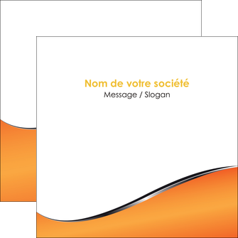 maquette en ligne a personnaliser flyers orange gris courbes MLIGCH58886