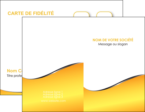 exemple carte de visite jaune fond jaune colore MFLUOO58916