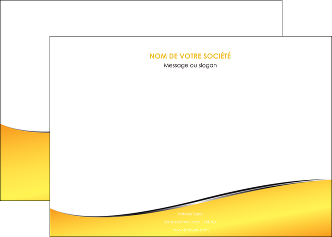 modele affiche jaune fond jaune colore MFLUOO58926