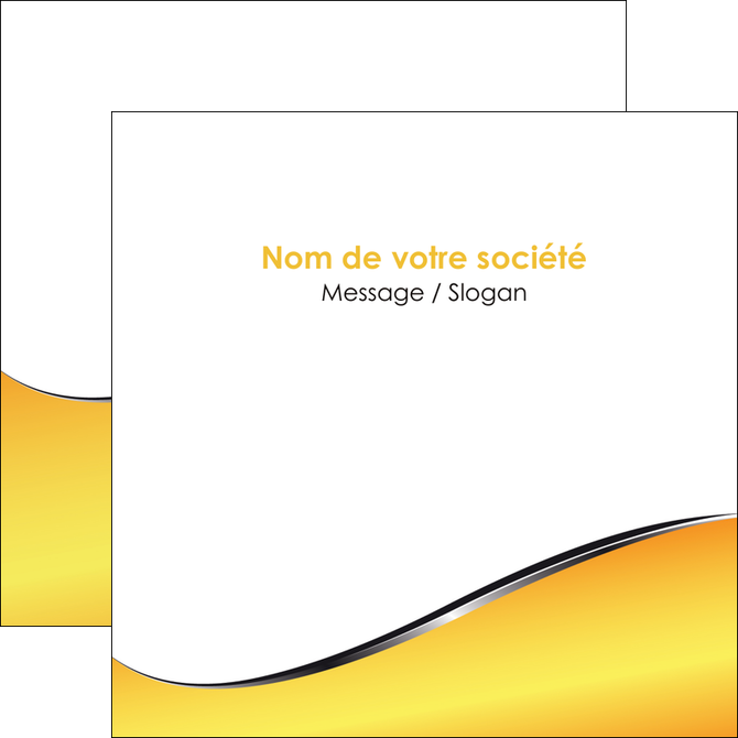 faire flyers jaune fond jaune colore MFLUOO58938